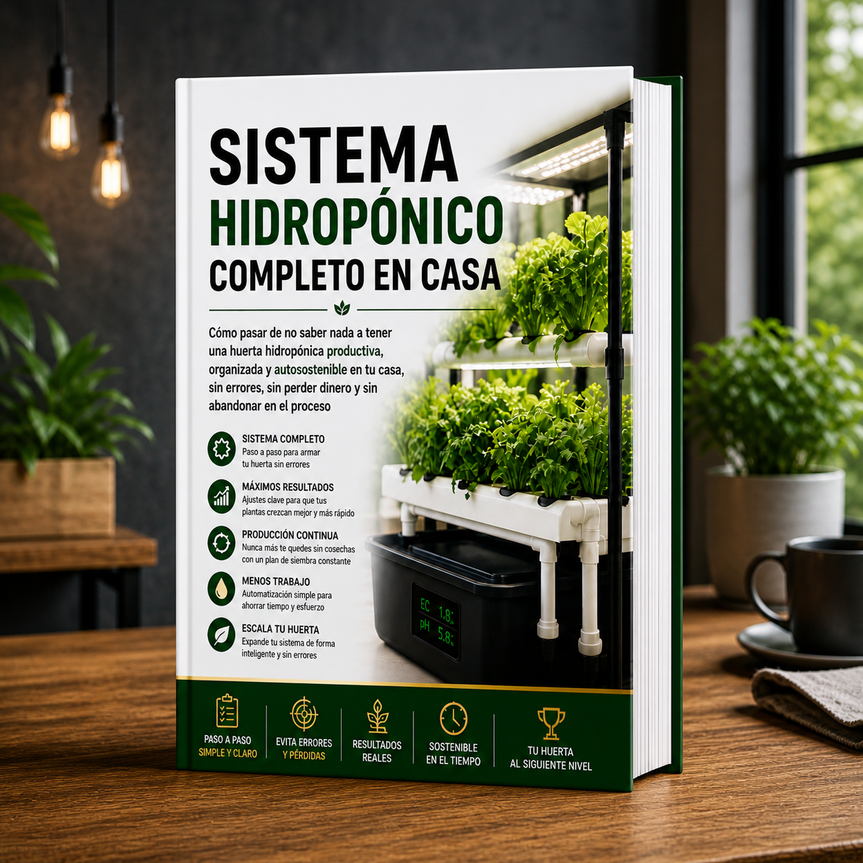 Upssell Sistema Hidropónico completo en casa